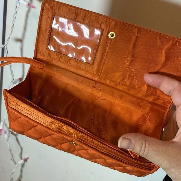 SOLD Hand-Painted Tiger’s Eye Quilted Wallet ‘Staring Contest’ - Picture 3 of 15